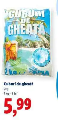 Lidl Cuburi de gheață Ofertă
