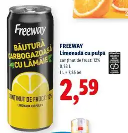 Lidl FREEWAY Limonadă cu pulpă Ofertă
