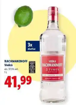 Lidl Rachmaninoff Vodka Ofertă