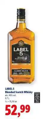 Lidl LABEL 5 Blended Scotch Whisky Ofertă