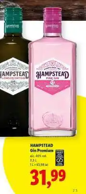 Lidl Hampstead Gin Premium Ofertă