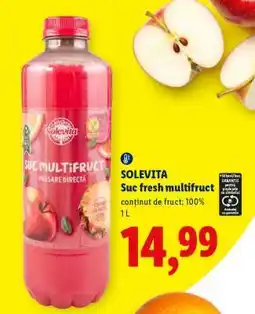 Lidl SOLEVITA Suc fresh multifruct Ofertă