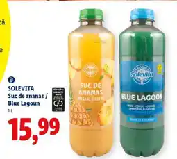 Lidl SOLEVITA Suc de ananas / Blue Lagoon Ofertă