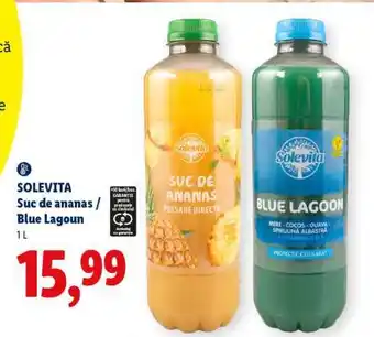 SOLEVITA Suc de ananas / Blue Lagoon
