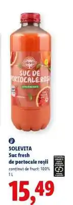 Lidl SOLEVITA Suc fresh de portocale roșii Ofertă