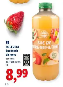 Lidl SOLEVITA Suc fresh de mere Ofertă