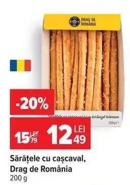 Carrefour Sărățele cu cașcaval Drag de România Ofertă