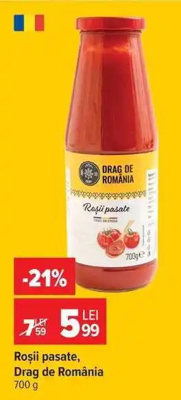 Carrefour Roșii pasate Drăg de România Ofertă