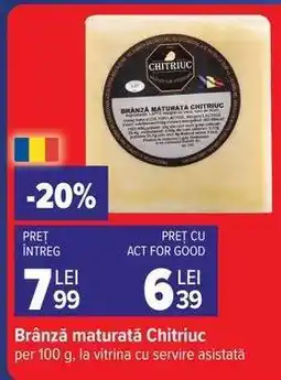 Carrefour Brânză maturată Chitriuc Ofertă