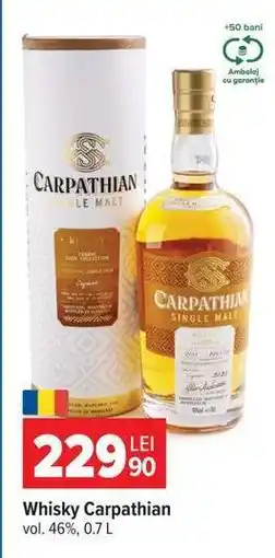 Carrefour Whisky Carpathian Ofertă