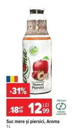 Carrefour Suc mere și piersici, Aroma Ofertă