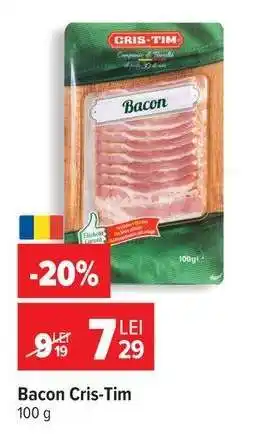 Carrefour Bacon Cris-Tim Ofertă