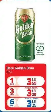 Carrefour Bere Golden Brau Ofertă