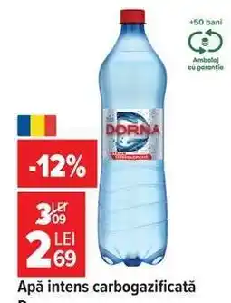 Carrefour Dorna Apă intens carbogazificată Ofertă