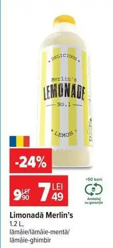 Carrefour Limonadă Merlin’s Ofertă
