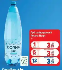 Carrefour Apă carbogazoasă Poiana Negri 2L Ofertă