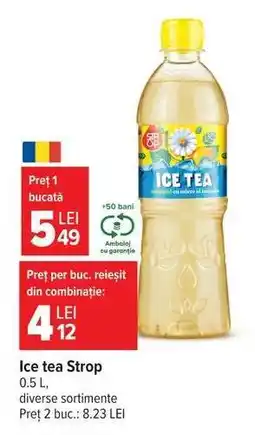 Carrefour Ice tea Strop Ofertă