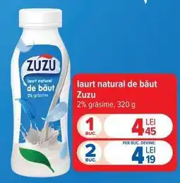 Carrefour Iaurt natural de băut ZUZU Ofertă