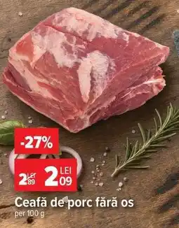 Carrefour Ceafă de porc fără os Ofertă