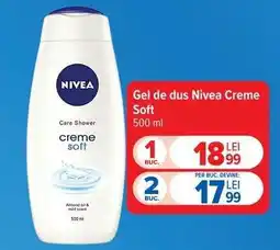 Carrefour Gel de duș Nivea Creme Soft Ofertă