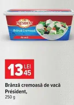 Carrefour Brânză cremoasă de vacă Président Ofertă