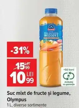 Carrefour Suc mixt de fructe și legume Olympus Ofertă