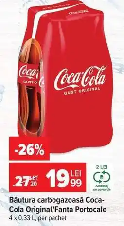 Carrefour Băutură carbogazoasă Coca Cola original/Fanta portocale Ofertă