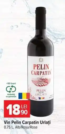 Carrefour Vin Pelin Carpati Urlați Ofertă