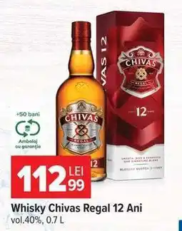 Carrefour Whisky Chivas Regal 12 ani Ofertă