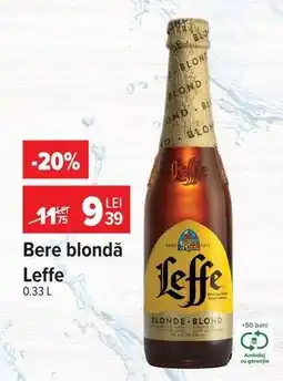 Carrefour Bere blondă Leffe Ofertă