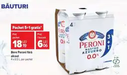 Carrefour Bere Peroni fără alcool Ofertă