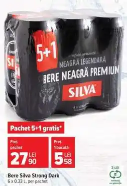 Carrefour Bere Silva Strong Dark Ofertă