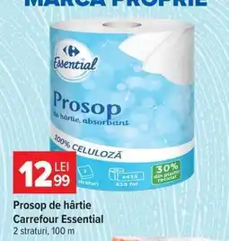 Carrefour Prosop de hârtie, Carrefour Essential Ofertă