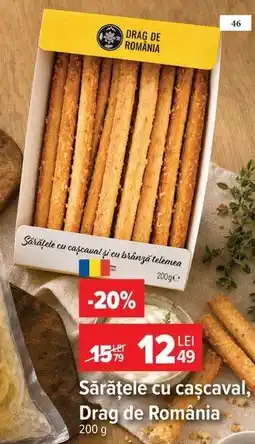 Carrefour Sărățele cu cașcaval Drag de România Ofertă