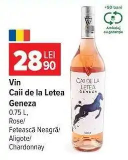 Carrefour Vin Caii de la Letea Geneza Ofertă