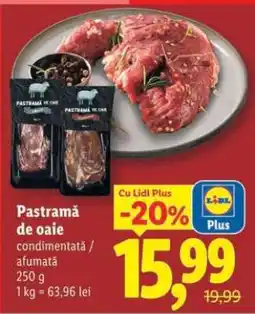Lidl Pastramă de oaie Ofertă