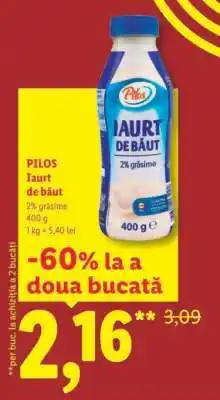 Lidl Pilos Iaurt de băut Ofertă
