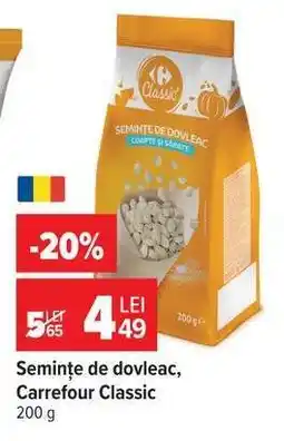Carrefour Semințe de dovleac, Carrefour Classic Ofertă