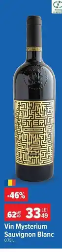 Carrefour Vin Mysterium Sauvignon Blanc Ofertă