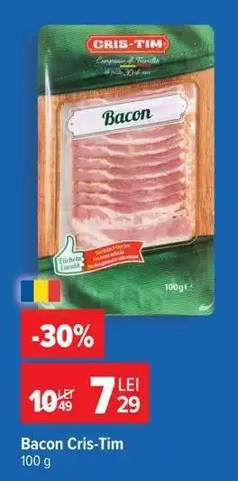 Carrefour Bacon Cris-Tim Ofertă