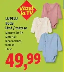 Lidl LUPILU Body lână / mătase Ofertă