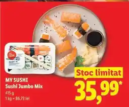 Lidl My Sushi Sushi Jumbo Mix Ofertă