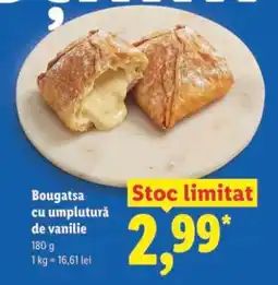 Lidl Bougatsa cu umplutură de vanilie Ofertă