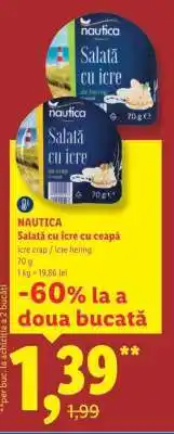 Lidl Nautica Salată cu icre cu ceapă Ofertă