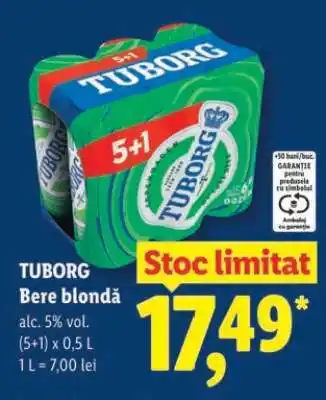 TUBORG Bere blondă