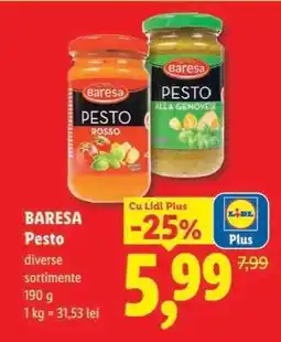 Lidl Baresa Pesto Ofertă