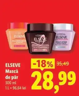Lidl ELSEVE Mască de păr Ofertă