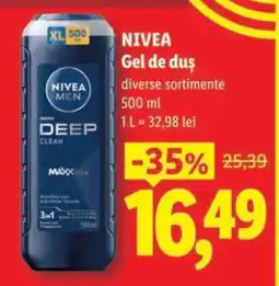 Lidl NIVEA Gel de duş Ofertă