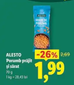 Lidl ALESTO Porumb prăjit și sărat Ofertă