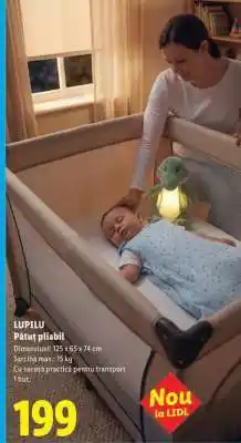 Lidl LUPILU Pătuț pliabil Ofertă